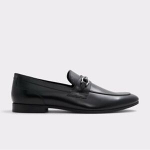 Black Leather Loafers
